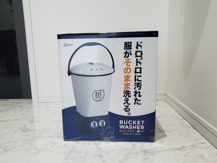 シービージャパン バケツ型小型洗濯機のパッケージ