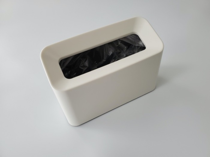 イデアコ(ideaco)のミニ卓上ゴミ箱「チューブラーコットンラッシュ」
